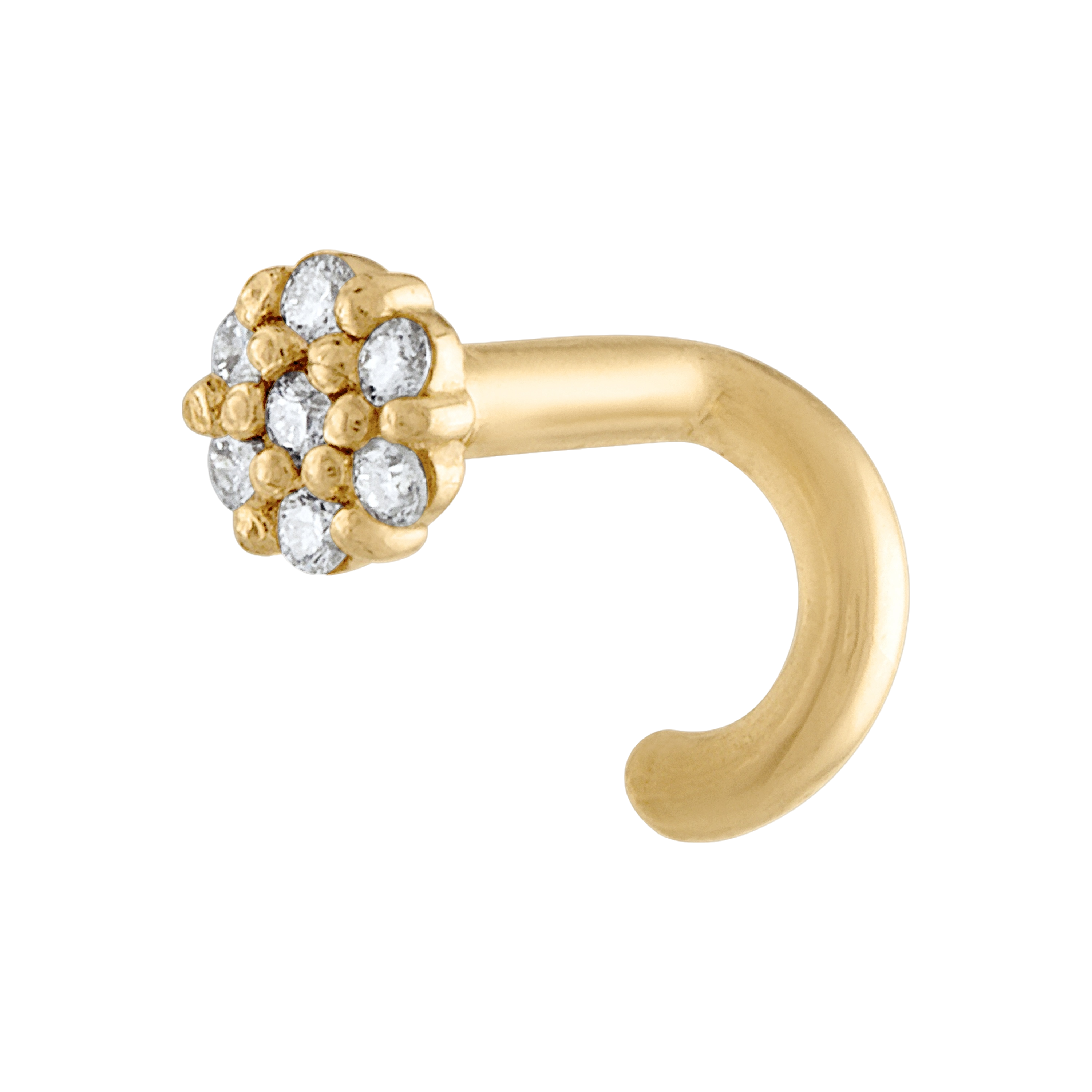 10 Gm Gold-plated Plated Alloy Nose Ring, Gender: Female at Rs 39/piece in  Rajkot